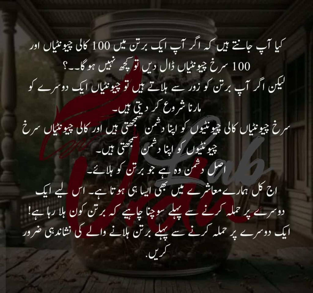Kia Aap Jantay Hain Ke Agr Aap Aik Bartan Main 100 Kali Chionityan
